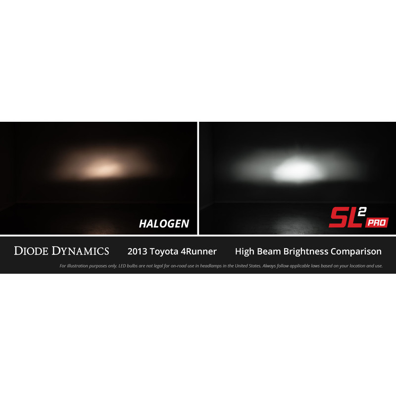  Diode Dynamics - 9006/9012 White SL2 LED Bulbs (pair) with AntiFlicker Modules